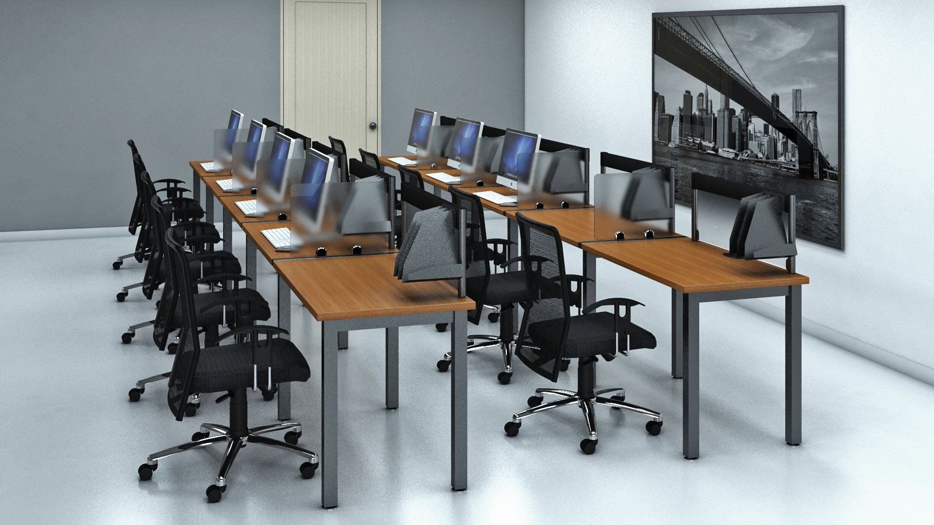 Galería de Escritorios rectos para Operativos Línea SOM