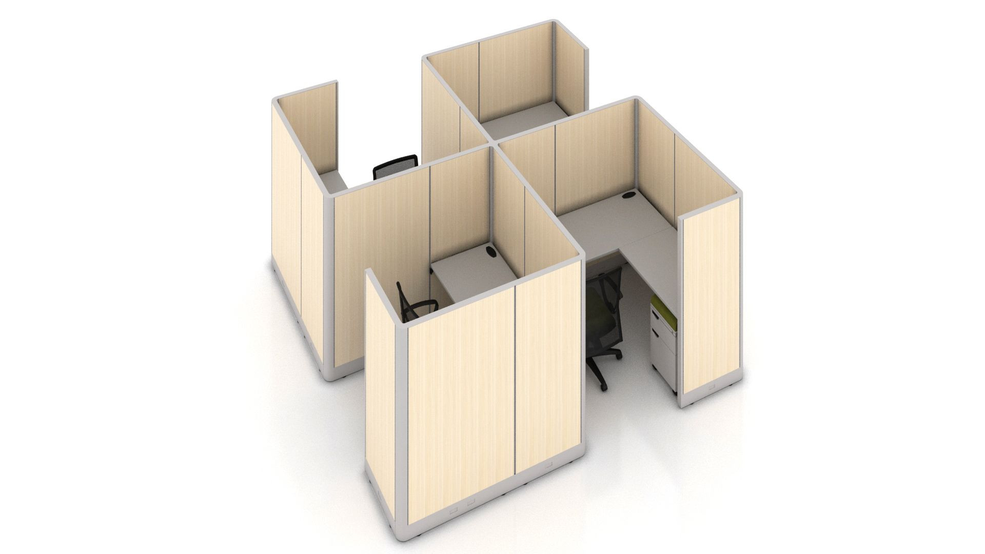 Galería de Cruceta de trabajo para 4 personas