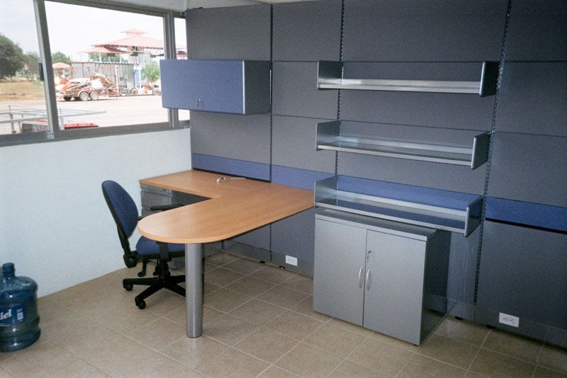 Galería de Módulo en "L" Secretarial , con Elementos para guardado y almacenaje