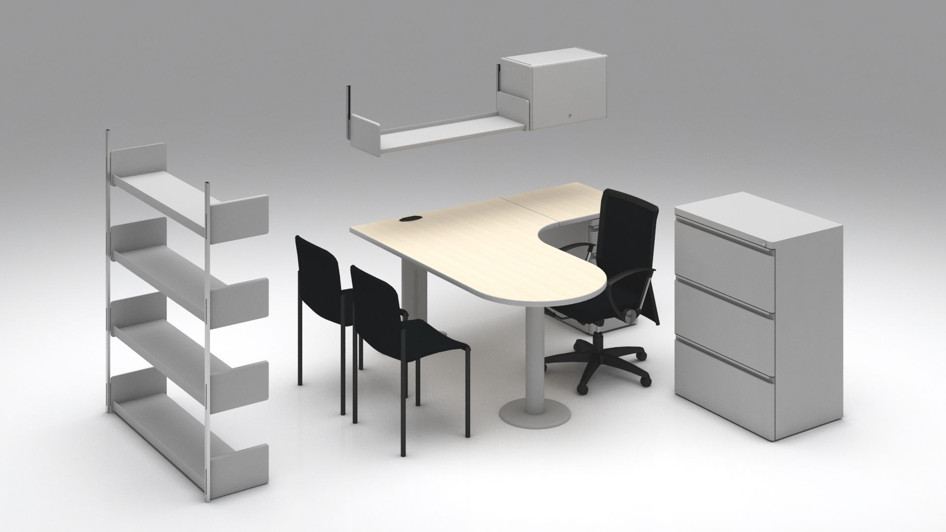 Galería de Módulo Sencillo en "L" Base Linea Cassel