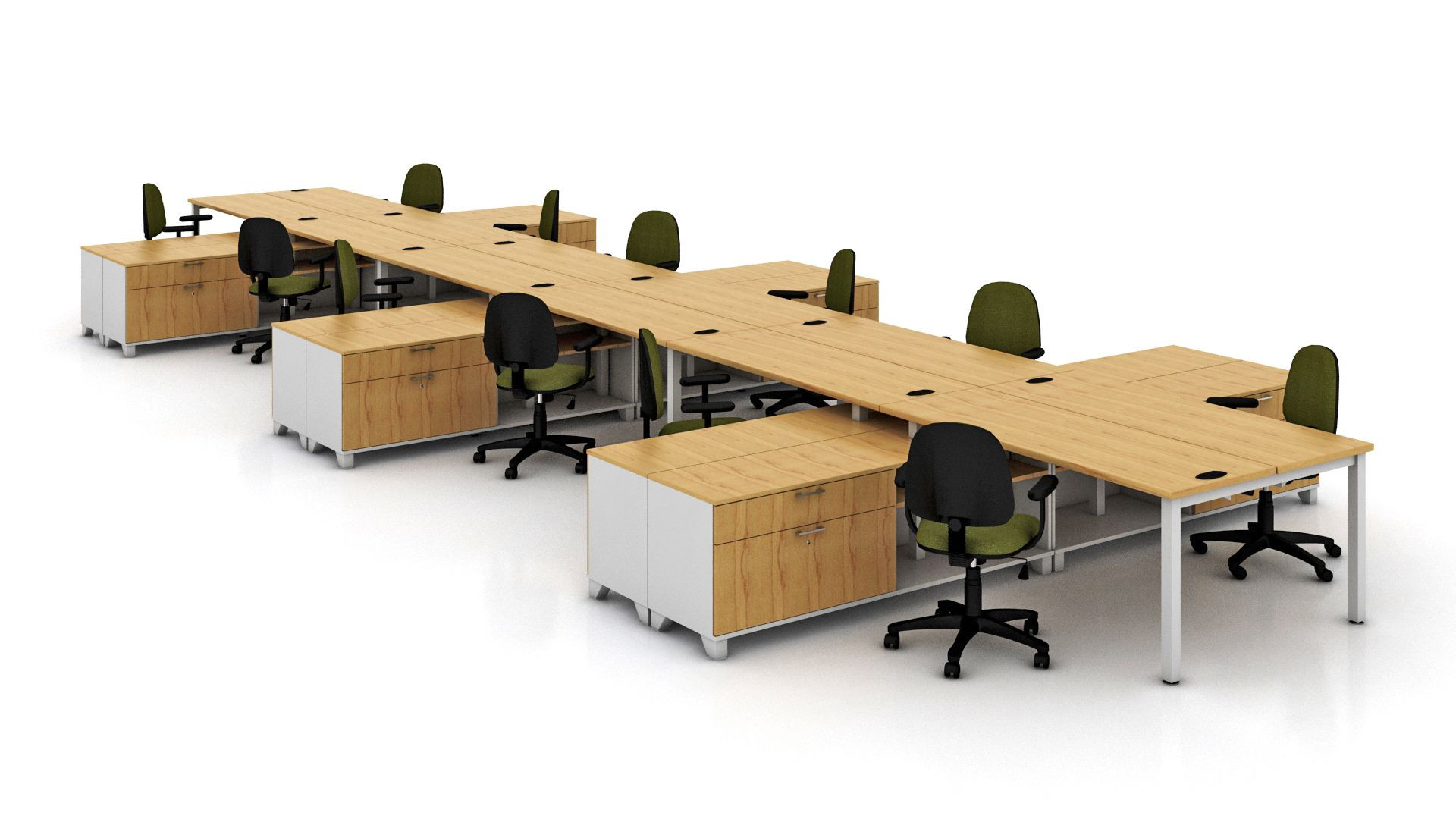 Galería de Módulo de Trabajo para 10 personas